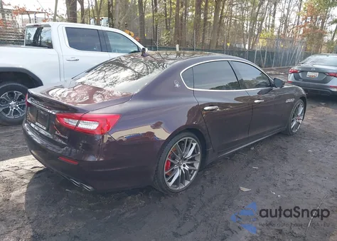 2017 Maserati Quattroporte S Granlusso z USA, uszkodzony, nr VIN ZAM56RPL8H1226474